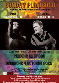 spectacle Sunday Flamenco. Le dimanche 4 octobre 2020 à Paris12. Paris.  17H00